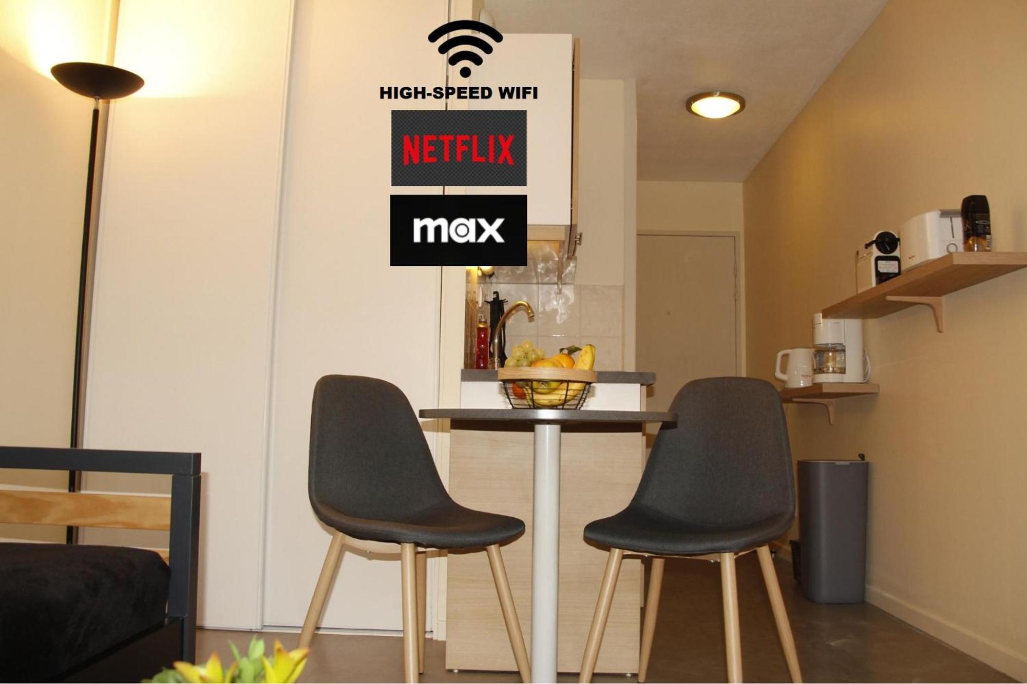 Grenoble Hyper-Centre + Wifi + Netflix Apartment ภายนอก รูปภาพ